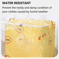 thumbnail image 5 of 3-pack Large Capacity Cartoon Print Clothes Storage Bag Underbed Closet Organizer With Handles And Zippers For Comforters Blankets And Beddings, 5 of 5