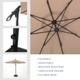 thumbnail image 3 of Sahara Outdoor Water Resistant Canopy with Plastic Base Aluminum Pole, 3 of 9