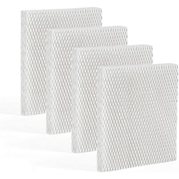 HFT600T Humidifier Wicking Filters Compatible with Honeywell HFT600T, HFT600PDQ,HFT600 Series, HEV-600 Series: HEV615, HEV615B,HEV-620,Pack of 4 Pcs