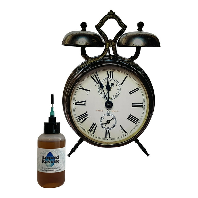 100% Synthetic Clock Oil kit, Easy to Clean Lubricate for Grandfather,  Cuckoo, Mantel, and All Other Clocks, Including Oiling Instructions
