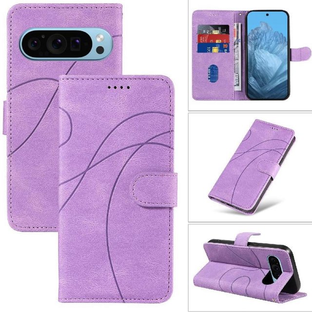 Flip Case For FOXDOCK Google Pixel 9 5G Card Slots and Kickstand Function Skin Feel Leather