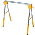 thumbnail image 3 of 2PACK Adjustable Height Sawhorse,Folding Portable Saw Horses ,Heavy Duty Steel Sawhorse for Garage, Workshop, Fully Assembled, 3 of 11