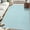 Green/Blue, variant on CAROMIO Modern Checkered Area Rug Indoor Plaid Print Floor Cover Soft Faux Wool Throw Carpet Aesthetic Rug Foldable Thin Rug, 2' x 6' Gray
