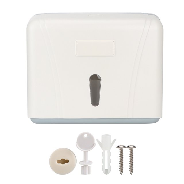Elegante estante de almacenamiento para baño para papel higiénico enrollado, moderno soporte para toallas de papel higiénico ABS blanco