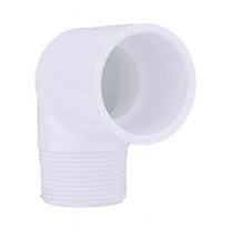 Charlotte Pipe PVC 02306 1200HA 90 Degree Street Elbow, White