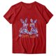 thumbnail image 1 of Camisetas de Manga Larga de las Mujeres Estampado de Pascua Cuello Redondo Suelto Casual Blusa Primavera Verano Top, 1 of 5