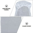 thumbnail image 4 of Housse de Siège Non Tissée Blanche pour Service de Conducteur Désigné 5 Pcs Protection Complète, 4 of 8