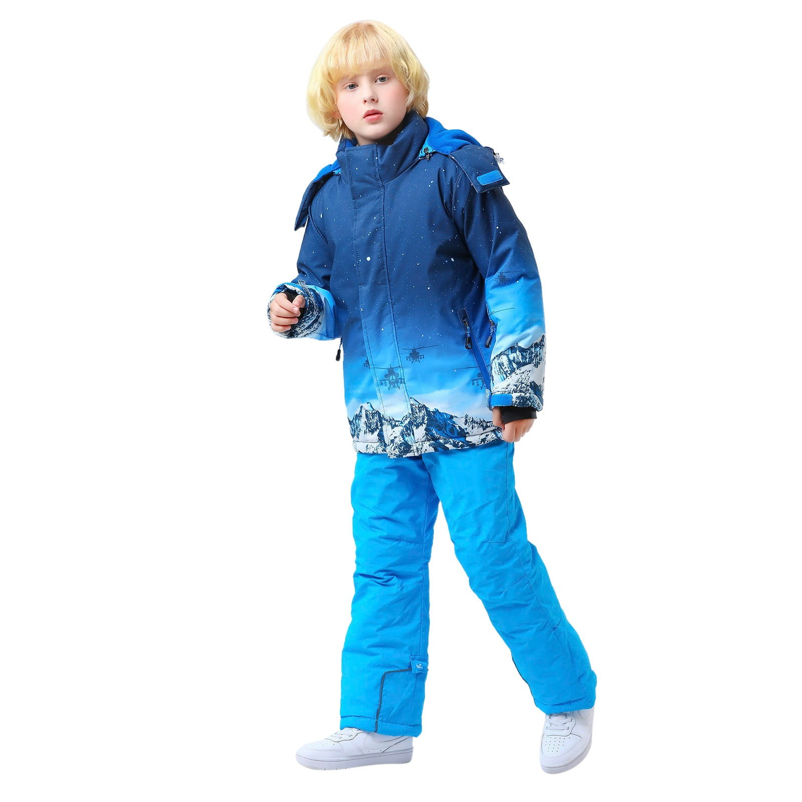 XDZJLR Tenue pour Filles Tout-Petits Ensemble de Ski pour Enfants