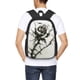 thumbnail image 4 of Disketp Black And White Rose Mochila Minimalista de Gran Capacidad, Mochila de Viaje para Escuela, Trabajo o Uso Diario, 4 of 6