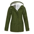 thumbnail image 1 of TITAKING Outdoor Women's Lightweight Hooded Softshell Jacket Green M, 1 of 5