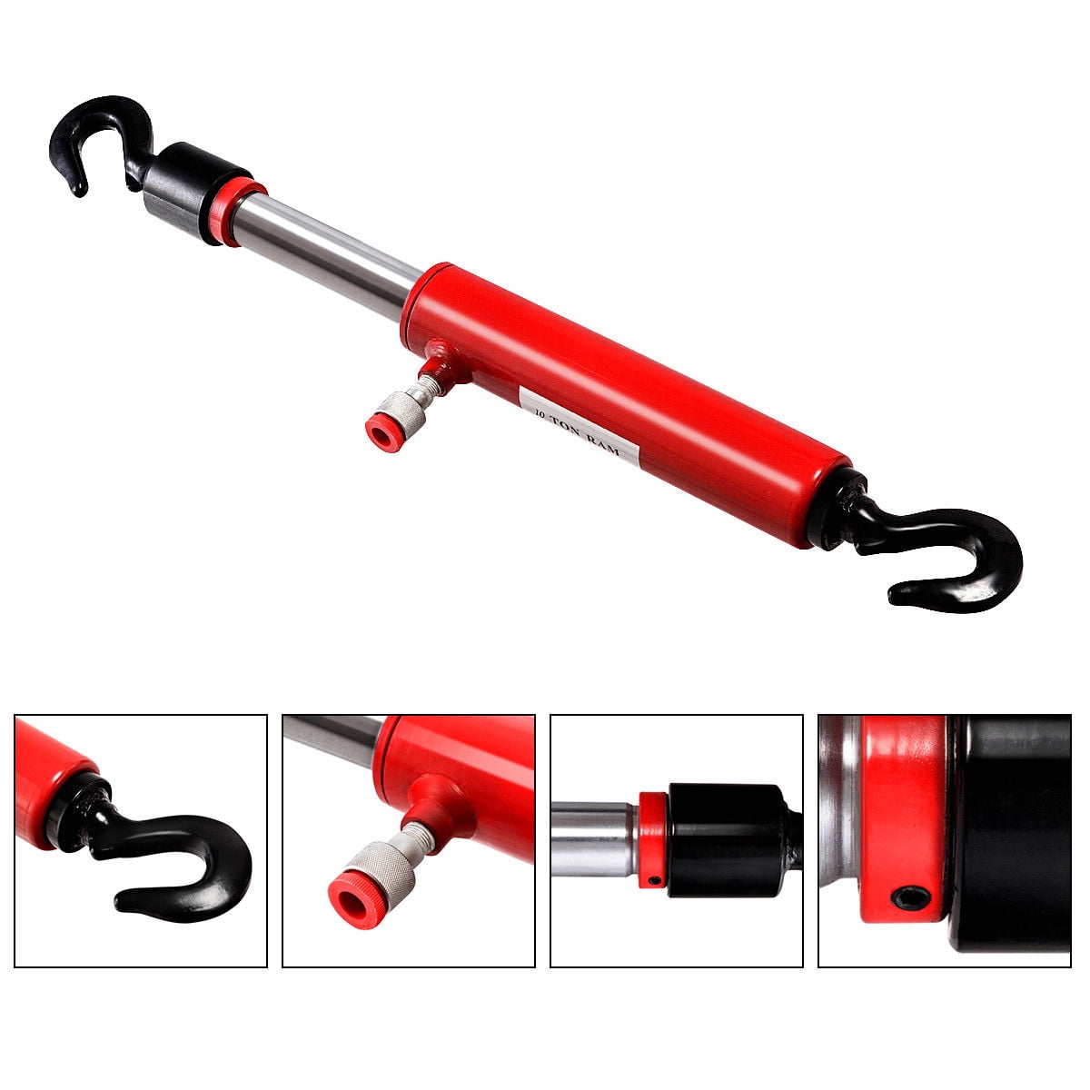 Goplus 10 Ton Hydraulic Pull Back Ram Frame Machine Puller Body Shop