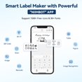 thumbnail image 6 of NIIMBOT B1 Bluetooth Thermal Label Maker | 2-Inch Wide Waterproof Labels | 3 Rolls Included | Multi-Scenario Portable Printer for Home/Office/Business (Compatible with Phone/Computer), 6 of 11