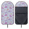 thumbnail image 6 of XYZCANDO Watercolor Sea Turtle & Coral Pattern Car Seat Towel Cover Sweat Towel, for Truck Seat Van Bucket Seat Suitable for Trucks Vans, 6 of 7
