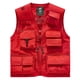 thumbnail image 2 of Camiseta sin mangas con cuello en V para hombre, informal, holgada, a la moda, para voluntariado, para exteriores, emergencias, multibolsillos, multifuncional, con cremallera, de nailon., 2 of 6