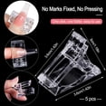 thumbnail image 3 of 100 PCS Dual Nail Forms T Shape Gel Nail Mold Dual Acrylic Nail Extension Tool Kit with Dual-Ended Gel Brush & Picker 5Pcs Nail Tips Clip for Gel Quick Building (T Shape), 3 of 7