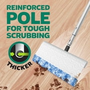 Swiffer Sweep and Mop Deluxe, 2-in-1 Floor Mopping and Sweeping Kit, 1 Device, 5 Sweep Refills, 6 Mop Refills
