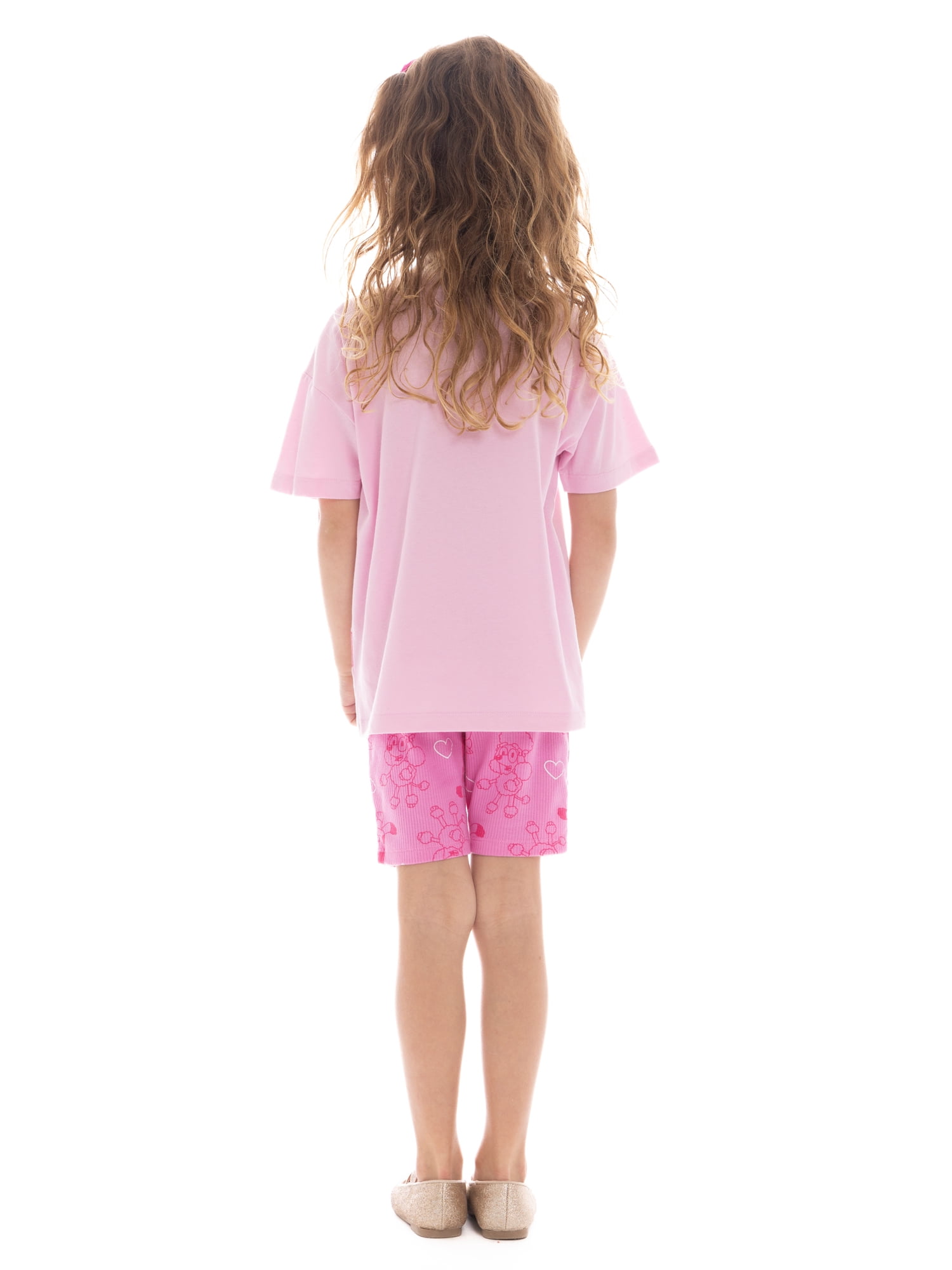 Bluey Toddler Girl Graphic Tee and Allover Print Bike Shorts Set, 2-Piece, Sizes 12M-5T