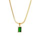 thumbnail image 1 of Collares de trébol de cuatro hojas de la suerte Vintage para mujer, Gargantilla con colgante de corazón de amor gótico, collar de cadena de acero inoxidable, regalo de joyería, 1 of 4