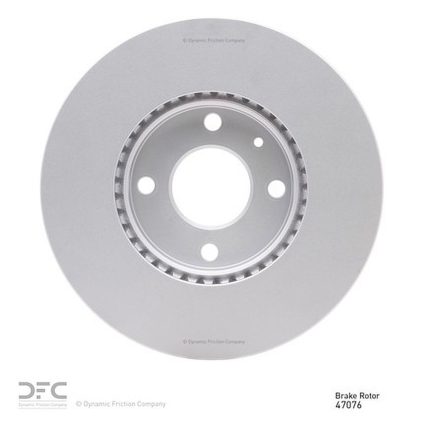 Front Dynamic Friction Company GEOSPEC Coated Brake Rotor 604-47076 (1) For 2016-2022 Chevrolet Spark