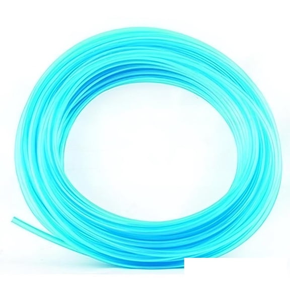 Polyurethane Fuel Line Hose 3/16" Inner Diameter x 100 Foot Roll Transparent Blue Compatible with Kawasaki Yamaha Sea-Doo Polaris Jet Ski PWC Motorcycle ATV Marine Fuel Water Line