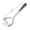 thumbnail image 2 of Cortadora giratoria de pelador de verduras Y con removedor de ojos de patata para pelar frutas y verduras - Gadgets de cocina, 2 of 5