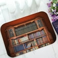 thumbnail image 7 of mnjin interesting bookshelf books flower door mats slip door carpets for entrance front door outdoor entrance porch mats with slip polyester interesting bookshelf bo e, 7 of 7