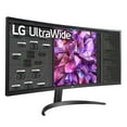 thumbnail image 4 of LG 34WQ60C-B 34" 21:9 UltraWide QHD Curved IPS LCD HDR Monitor, 4 of 9