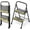 2-step, variant on 2 Step Ladder, Heavy-Duty Pass 800lb Capacity Test, Wide Anti-Slip Steps & Secure Handrail Compact, Folding Step Stool Portable Design for Home, Kitchen, Office, Pantry, Closet Use, Black