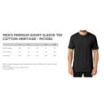 thumbnail image 3 of Cotton Heritage Men's Short Sleeve Tee MC1082 - Classic Original Tee for Men - Premium Cotton Mens Outfit S M L XL 2XL, 3 of 3
