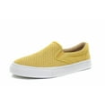 thumbnail image 3 of Soda Tracer Sun Yellow Slip On Fashion Casual Perforated Sneakers (7), 3 of 3