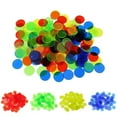 thumbnail image 1 of HLONK Compteurs Ronds en Plastique 100 Pcs 19mm Bingo Transparents Comptage de Couleurs Compteurs de Jeu de Math Marqueurs, 1 of 9