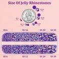 thumbnail image 3 of 25000Pcs Resin Rhinestones for Crafting, Mine Gold 2-6mm Mixed Sizes Non Hotfix Flatback Gems with 1Pcs Glue, Bedazzling Crystal for DIY Craft Clothing Mugs Tumblers Shoes Fabric Decor Nail Art, 3 of 8