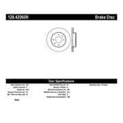 StopTech 128.42060R StopTech Sport Rotors; Drilled; Front Right;9.13 in. Dia.; 1.78 in. Height; Fits select: 1995-1997 NISSAN SENTRA, 1999 NISSAN SENTRA BASE/XE/GXE