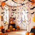 thumbnail image 6 of Halloween Party Decoration,9 Pcs Hanging Swirls Easy Assembly for Home Livingroom Office Party, 6 of 6