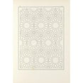 thumbnail image 2 of Jules Bourgoin 18x24 Gold Ornate Framed and Double Matted Museum Art Print Titled - The Elements of Arabic Art Pl 147 (1879), 2 of 4
