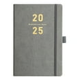 thumbnail image 1 of Faux Leather Daily Agenda Planner, Daily Planner, Academic Planner Weekly and Monthly Planner Fancy Notebook Composition Books in Bulk Note Pad Journals for Writing, Travel, Business, Grey, 1 of 7