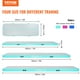 thumbnail image 2 of VEVOR Colchoneta inflable para gimnasia, 4 pulgadas de grosor, pista de gimnasia con bomba electrica, colchonetas de entrenamiento para uso domestico, gimnasio, yoga, porristas, 2 of 9