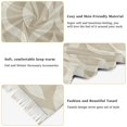 thumbnail image 5 of FORMRS Womens Scarf Winter Soft Long Big Warm Shawls Wrap Tassel Scarves, Light Brown Pattern, 5 of 9