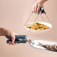 thumbnail image 2 of Stainless Steel Anti-Scald Kitchen Tongs Set, 2-Piece Non-Slip Bowl & Plate Lifters For Hot Dishes, Oven, Air Fryer, And Microwave Safety, 2 of 7