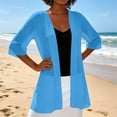 thumbnail image 4 of Linfrsh Shawls and Wraps for Evening Dresses Chiffon Soft Shawl for Wedding Guest Party Cover Up(Sky Blue,XL), 4 of 5