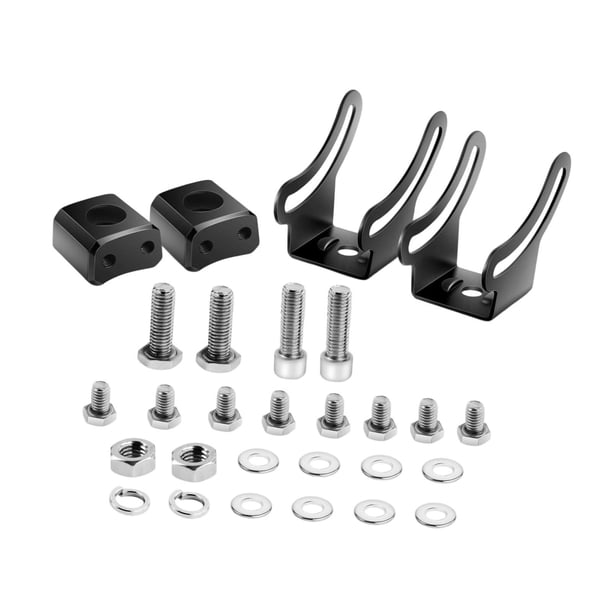2 soportes de montaje de base de barra de luz, soportes de montaje deslizantes 90034B, accesorios resistentes para automóvil, reemplazo profesional