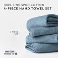 thumbnail image 3 of Hotel-Quality Bath, Hand and Wash Towel Sets - 100% Ring Spun Cotton, Ultra Plush, Absorbent, 3 of 12