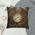 thumbnail image 2 of JEUXUS Cool Steampunk Throw Pillow Covers Pillow Cover with Zipper Throw Pillow Cases Double Sided Plush Pillow Covers Decorative Throw Pillows Covers for Couch Living Room Bedroom, 2 of 5