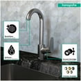 thumbnail image 4 of Hansgrohe 04507001 Focus Bar Faucet with 150-Degree Swivel Spout, Chrome, 4 of 7