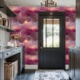 thumbnail image 6 of Boho Peel and Stick Wallpaper Dreamy Pastel Sky Glowing Sun Ethereal Clouds Wall Mural 17.7in x 9.8ft Self Adhesive Removable Wall Paper Contact Paper for Nursery Bedroom Cabinets, 6 of 8