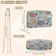 thumbnail image 4 of FORMRS Women Crossbody Purse with Chain Strap Vegan Leather Shoulder Handbag, Cute Cat Pattern, 4 of 7