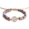 thumbnail image 1 of GHSDFBB Boho Handmade Natural Stone Bead 3 Row Wide Wrap Wrist Statment Bracelet Jewelry Collection, 1 of 7