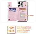 thumbnail image 2 of Funda tipo cartera UEEBAI para iPhone 13 Pro de piel sintética con bloqueo RFID, 2 of 5
