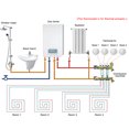 thumbnail image 3 of Termostato inteligente con Wi-Fi de 95-240 V Termostato programable 5 + 1 + 1 Seis período Carevas Termostato, 3 of 7