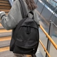 thumbnail image 3 of Xinyolin Students Backpack Large Capacity Portable Solid Color Casual Men Women Adults Schoolbag Bookbag School Supplies, 3 of 7
